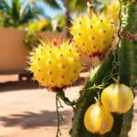 yellow dragon fruit cactus